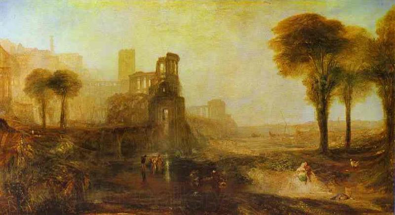 J.M.W. Turner Caligula's Palace and Bridge. Spain oil painting art
